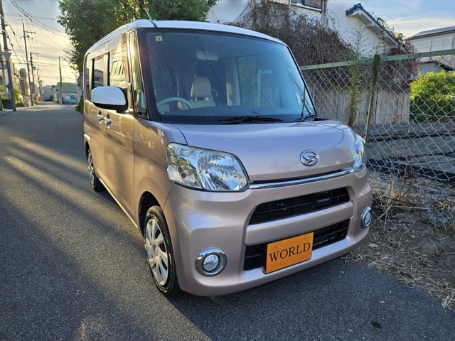 ダイハツ タント 660 X スマートセレクション SA BluetoothナビTVETC両側パワースライドピンクツートン