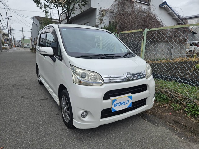 ダイハツ ムーヴ 660 カスタム X リミテッド 4WD ナビTVETCRカメラリモコンキー社外アルミタイヤ新品4WD